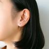 Vendome Aoyama Platinum Diamond Earrings Quatre APVA2260 DI [Official] 0.20ct