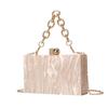 2025 New Dinner Hand Chain Crossbody Pearlescent Acrylic Bag Women's Bag Portable