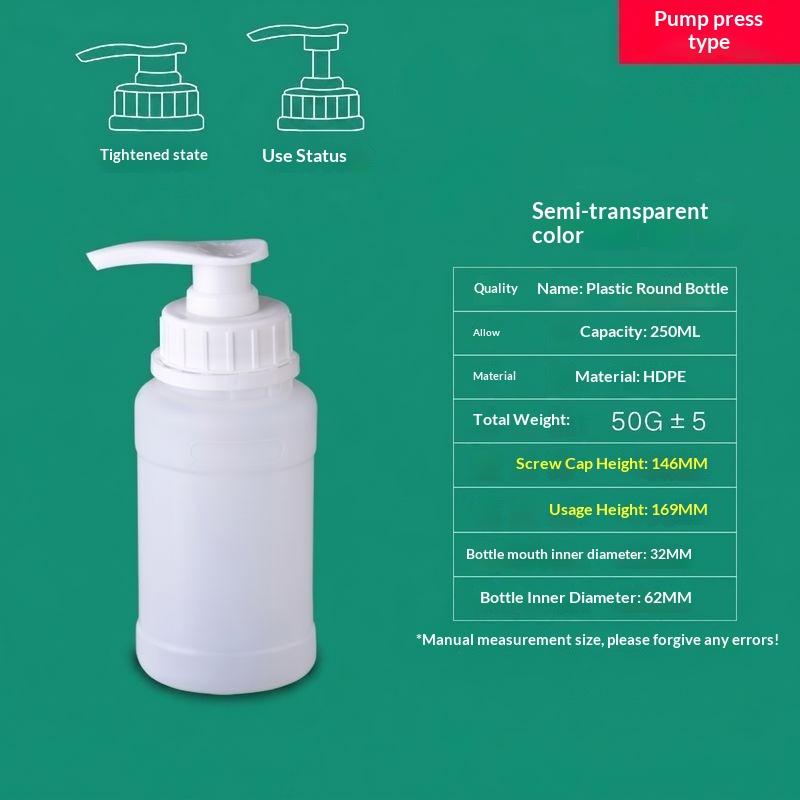Laundry Detergent Bottle 250Ml-2L Disinfectant Water Hand Washing Hydraulic Pump Dispenser Empty Plastic Hdpe Lotion Container