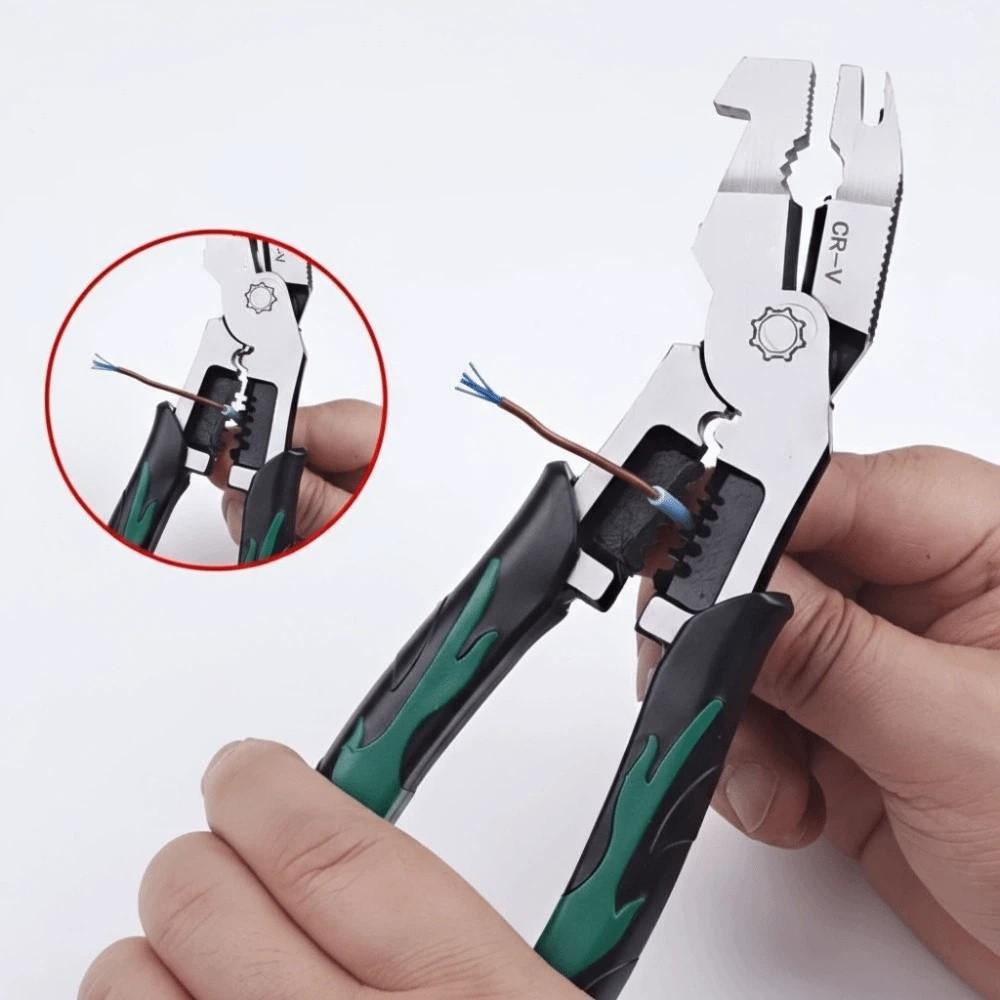 Easy Gripping Wire Stripper Sturdy Electrical Crimping Pliers Hand Tool Cable Cutter  Workshop Use