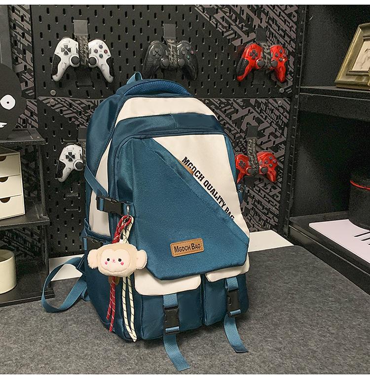 

Новый высококачественный модный и крутой контрастный рюкзак, пара легких путешествий, рюкзак большой вместимости