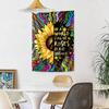 Sunflower Wall Decor Tapestry Art For Pet Memorial Birthdaywedding Party Backdrop Family Gift