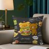 Japan R-Rilakkuma Cute Pillow Case Cover  Square Sofa with Pillow Case for Home Use