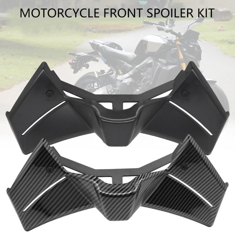 ABS Plastic Front Spoiler Kit For MT09 Motorcycle Elevates Stability With Enhanced Visual Appeal Reducing Wind Resistance