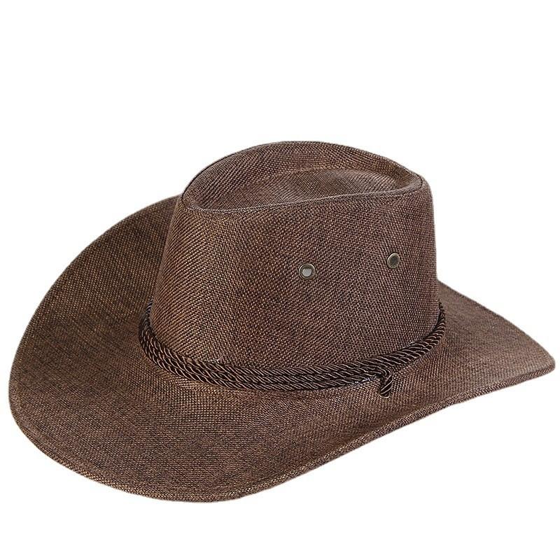 Summer Beach Hat For Men With Wide Brim Sun Protection Outdoor Straw Hat