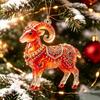Acrylic Car Goat Pendant New Year Xmas Tree Hanging Ornament  Christmas Decor