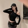 Oversize T Shirt With Backless Design For Women Spring Autumn Casual Wear
