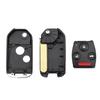 KEYYOU With Buttons Pad For Honda Fit CRV Civic Ight Ridgeline HRV Jazz ACCORD 2003-2013 Modified Filp Remote Key Shell Case