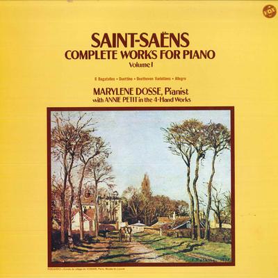 LP Record MARYLENE DOSSE(PIANO)/ANNIE PETIT(P - Saint-saens:complete Works For Pian H4518V PIONEER Japan Classical Used