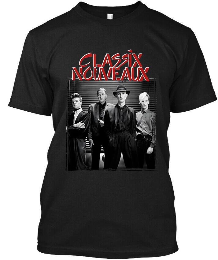 Men s and Women s T-shirts Limited New Popular Classix Nouveaux English Music Retro Graphic T-Shirt S-4XL XXL