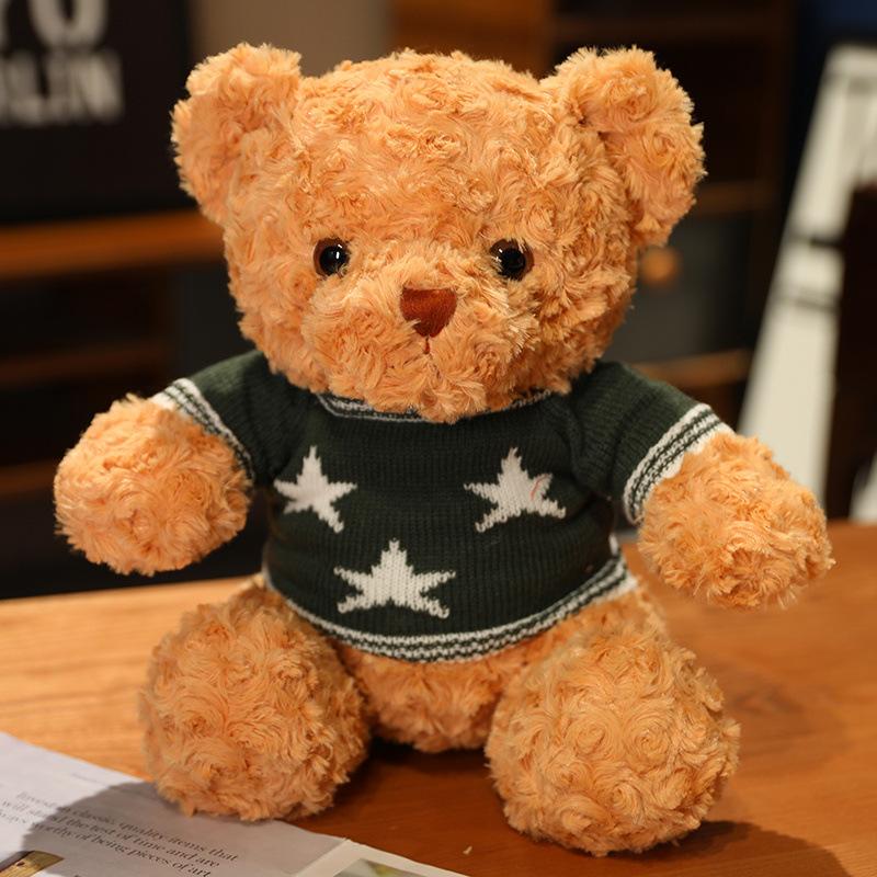 Bear Doll Cute Teddy Bear Doll Girl Sleeping Pillow Hug Bear Plush Toy Gift