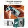 For Samsung Galaxy Z Flip 7 with Card Holder [RFID Blocking] & Hinge Protection & HD Screen Protector,Rugged Anti-Scratch Phone Case-Mint Green