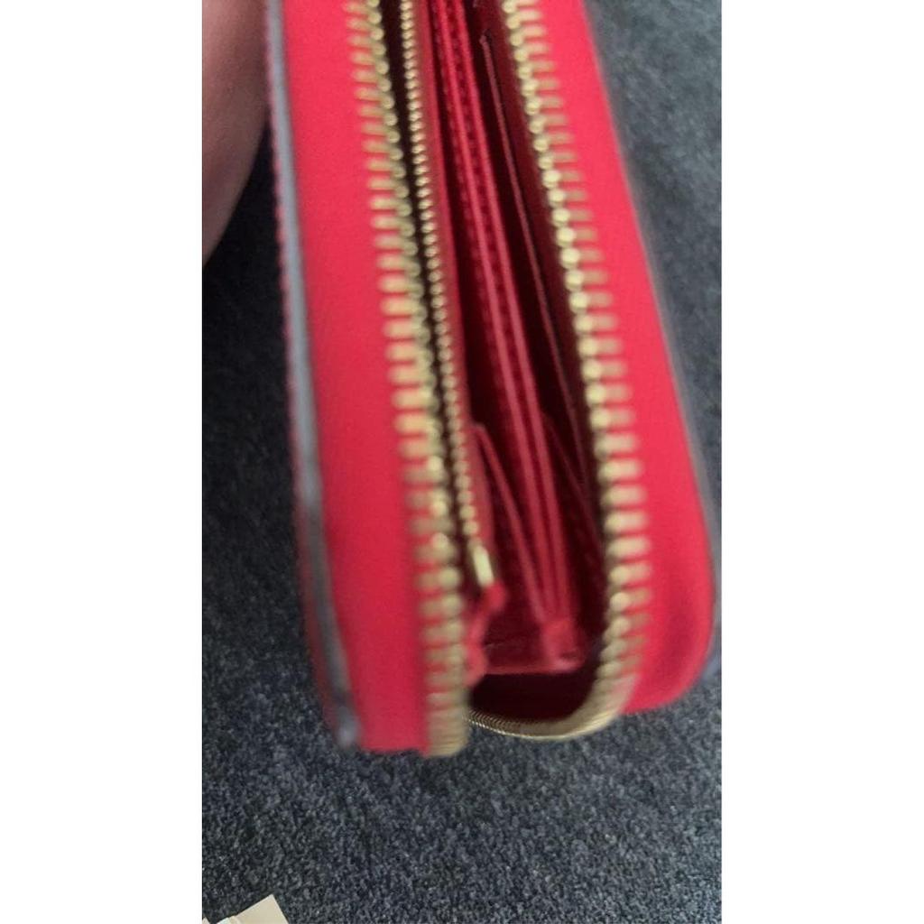 Used LOUIS VUITTON Vernis Long Wallet Red