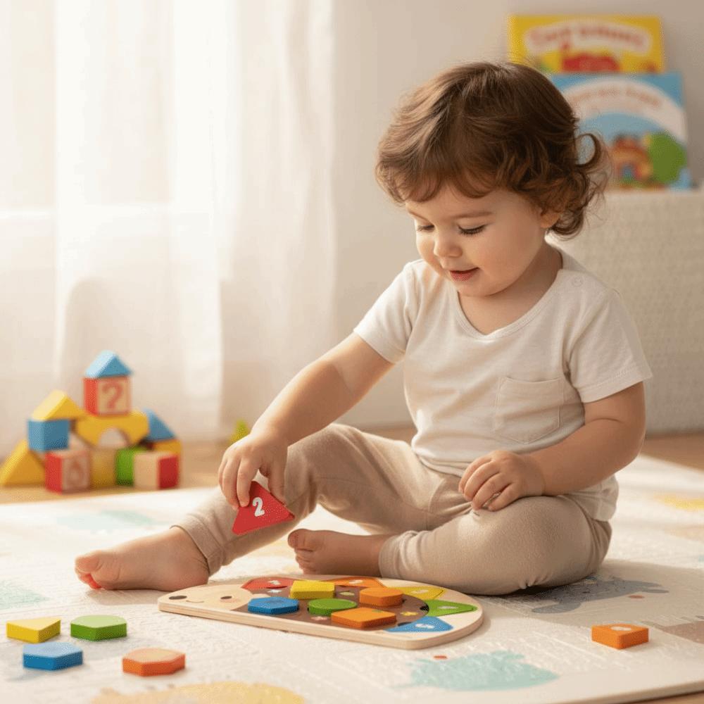 Cartoon Shape Montessori Puzzle Toy Colorful Design Tangram Jigsaw Game Wooden Puzzle Home Use