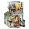 Moin Moin Dollhouse Miniature DIY Kit Set LED Light Acrylic Case Music Box 2603dh490 + + (Happalbers' Canon)