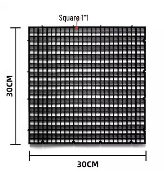Aquarium Mesh Lid and Turtle Basking Platform with Bottom Filter Plate