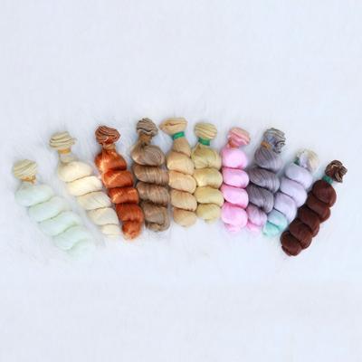 15*100cm Puppenhaar Bunte Puppenaccessoires Trendige Kindergeschenke für 1/3 1/4 1/6 SD/BJD