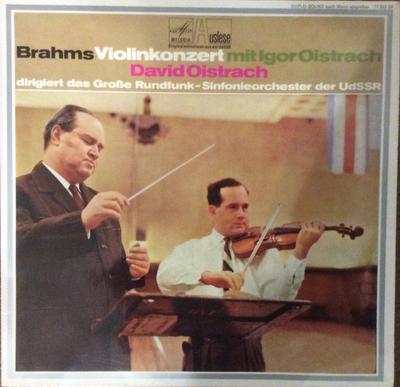 LP Schallplatte JOHANNES BRAHMS, IGOR OISTRACH, DAV - Violinkonzert 77303ZK Melodia Auslese Deutschland Klassik Gebraucht