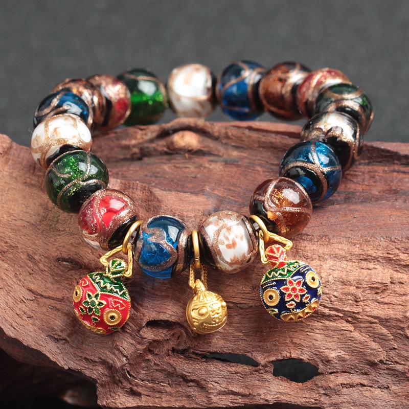 Pixiu Woven Bracelet & Necklace Set - Handmade Family of Three Jewelry