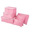 8/6Pcs Travel Organizer Set Folding Storage Bags Wardrobe Cube Suitcase Packing Luggage for Clothes & Shoes