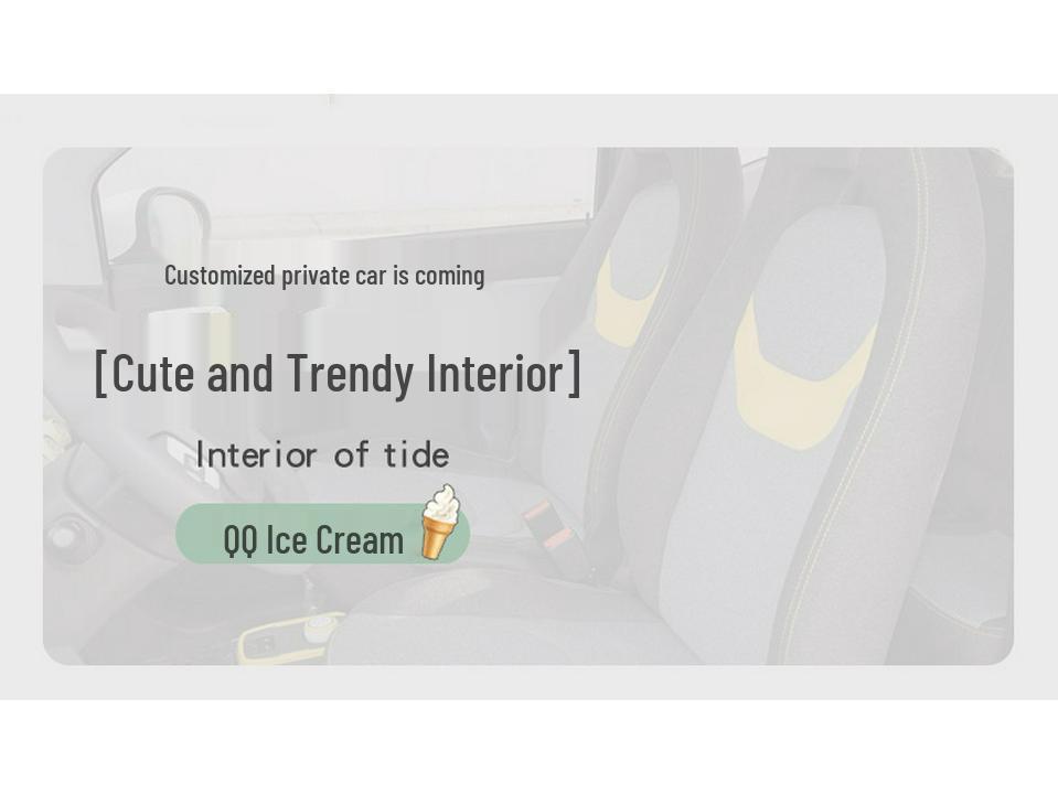 2022 Chery QQ Ice Cream Sundae Electric Car All-Season Seat Cover