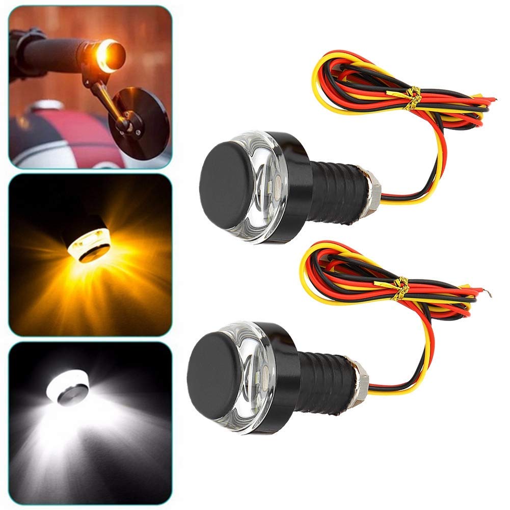 Grip Bar End Plug Motorcycle Handlebar Light Bar End Turn