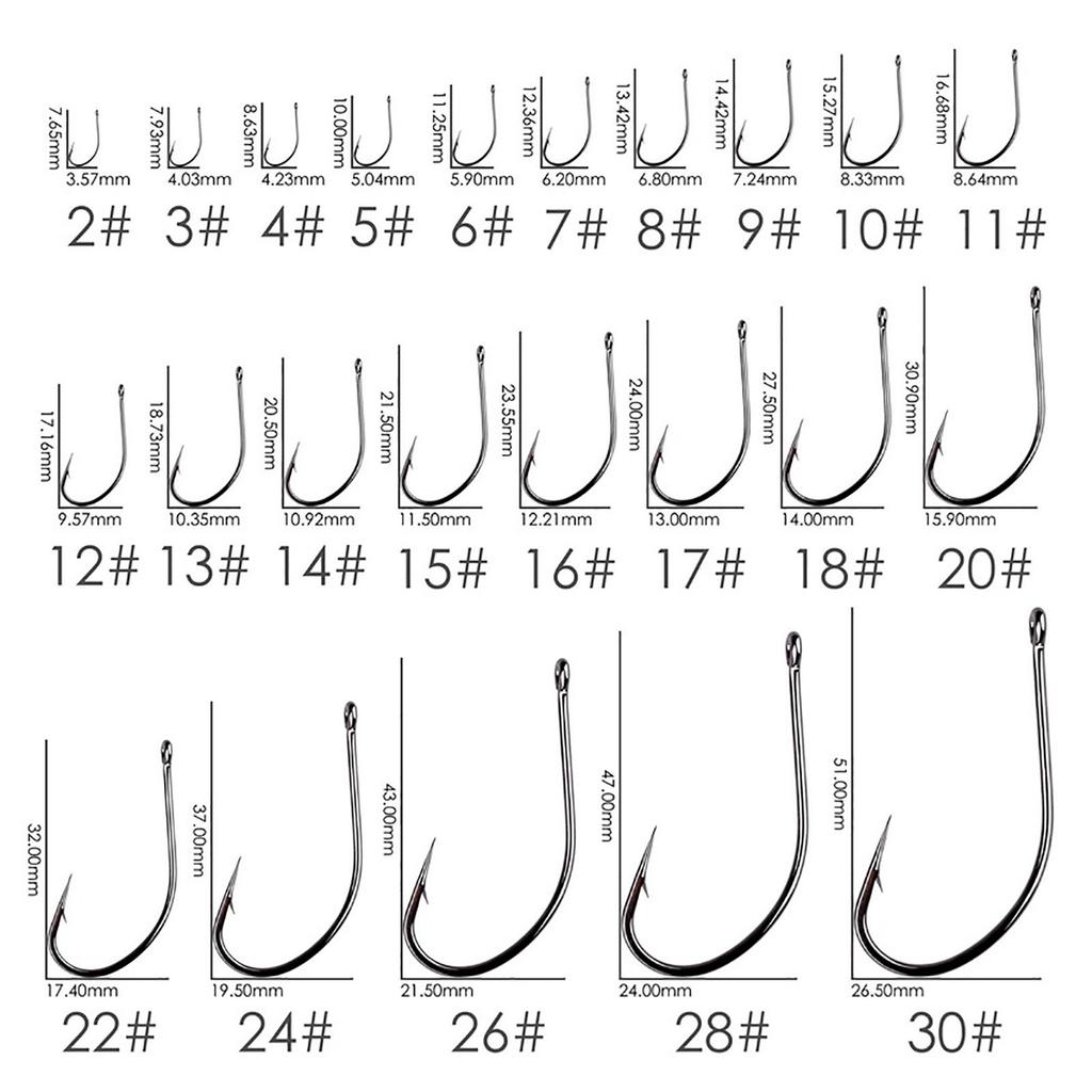 10 stücke/50 stücke Angelhaken High Carbon Edelstahl Stacheldraht Angelhaken Mit Ring Angelgerät Zubehör