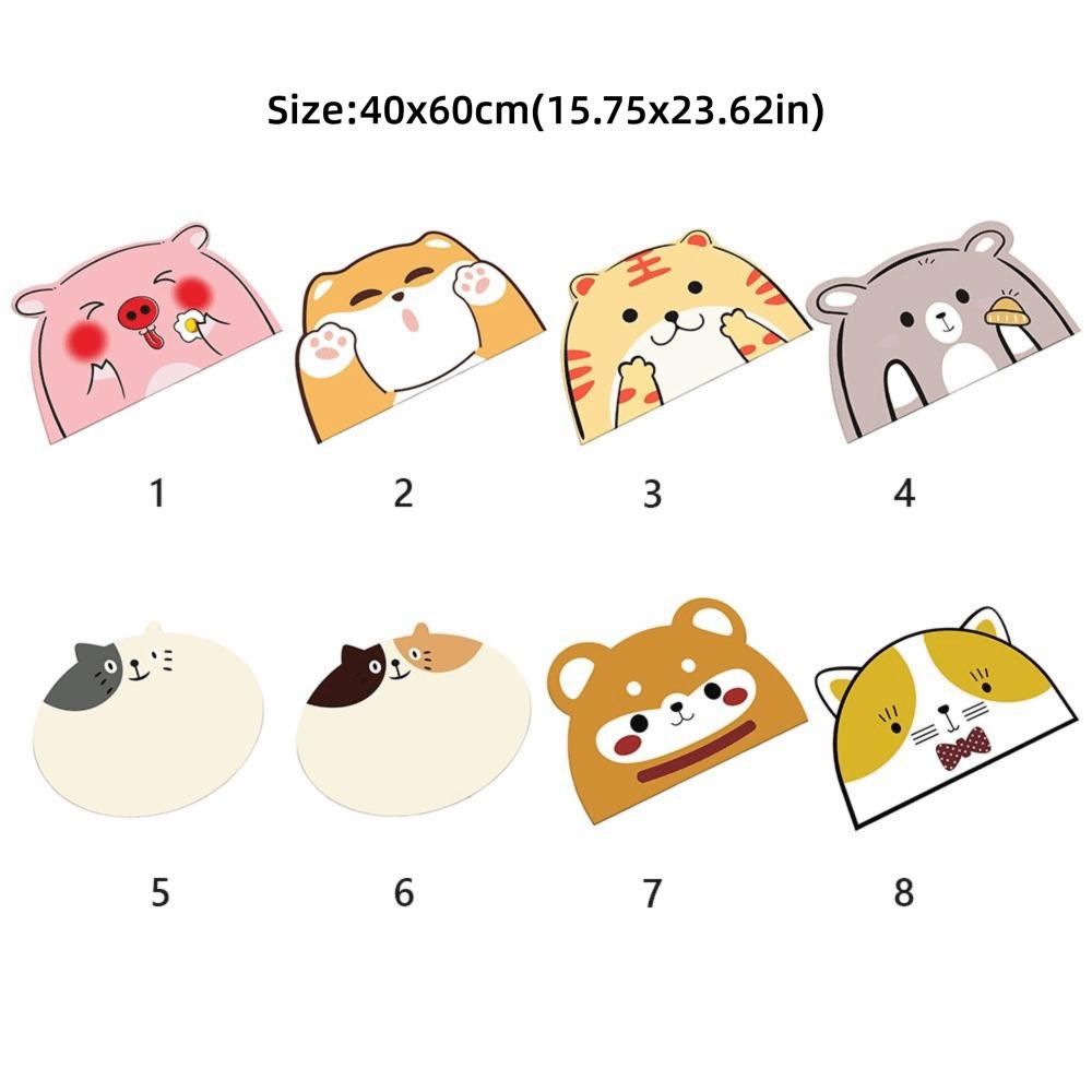 Cartoon Pig Cat Floor Mat 40x60cm Foot Mat Cute Bathroom Mat  Livingroom