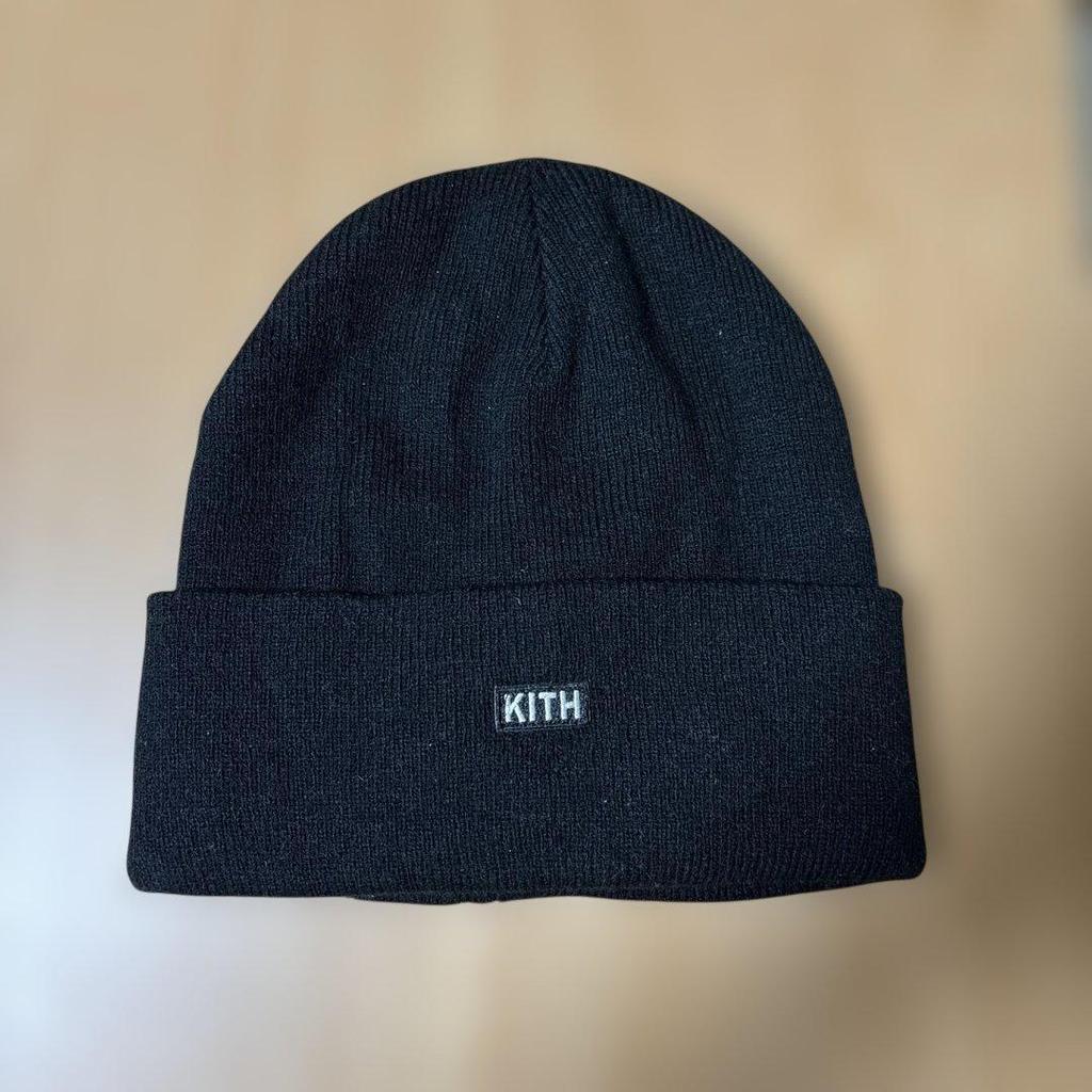 Used KITH Black Knit Hat