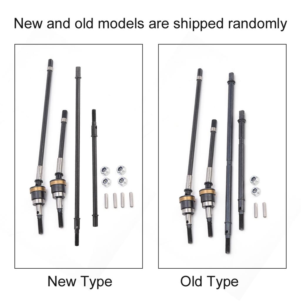 2pcs CVD Drive Shaft Front Axle Spare Parts Fit for Axial Wraith RC Car Model