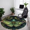 1 vnt. drugelio mėnesienos biuro apvalus kilimas, po biuro kėdėmis, miegamojo, svetainės namų dekoras, kambario dekoras