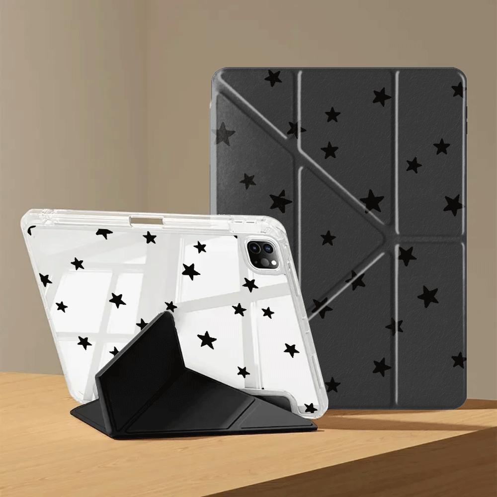 Creative Little Star Art Y-Fold Holder Cover Tablet Case For iPad Pro 11th 10th 9th 8th 7th 12.9inch Mini 6 7 Air 4 5 M3 M2 1 2