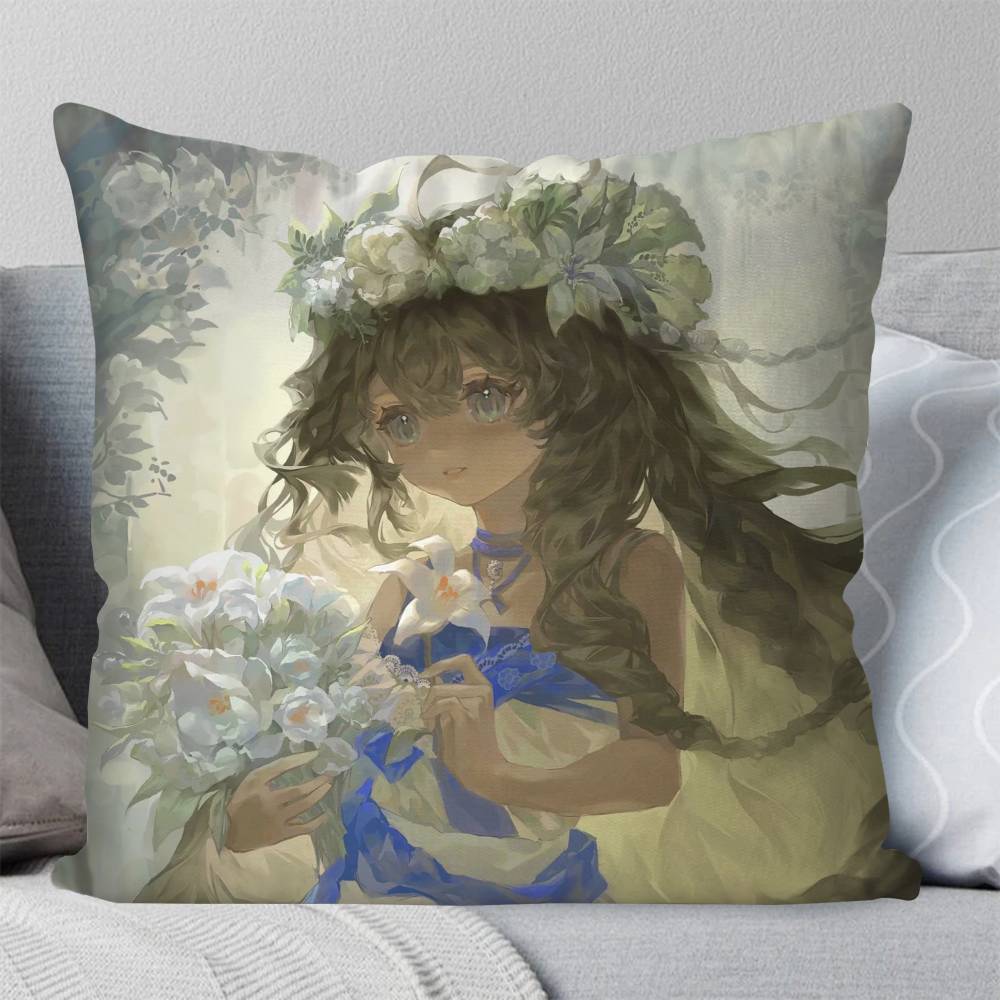 Fatutu Icon Reverse Anime Pillow Case Fashion Square Pillowcase Bedroom Sofa Room Ins Decoration Leisure