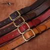 High-end Men's Genuine Leather Belt Men's First-layer Cowhide Versatile Copper Buckle Youth Casual Jeans Belt