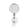 Key Ring Retractable ID Card Badge Holder Lanyard Clip Retractable Key Chain Badge Reel Clip