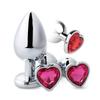 Metal Heart-Shaped Sex Product Chrysanthemum Sex Toys Anal Tools Adult Toys Adult Supplies