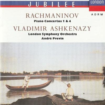 CD VLADIMIR ASHKENAZY LONDON SYMPHONY  RachmaninovPiano Cons.14 4250042 LONDON 1990 US Classical Used