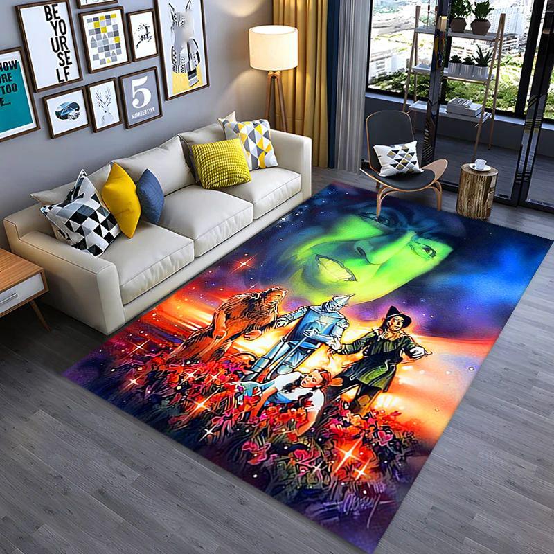 Fantasy Adventure Journey carpet printing Suitable for all seasons Doormat Christmas gifts Dormitory decoration