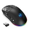 Cool Print Wireless Gaming Mouse 3-mode Wireless Bluetooth Mouse Laptop Wireless Mouse  Laptop