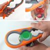Jar Opener Easy Grip Wrench 4 In 1 Handy Save Strength Portable Can Beer Bottle Cap Openers Lid Twist Off Tools Kitchen Gadgets