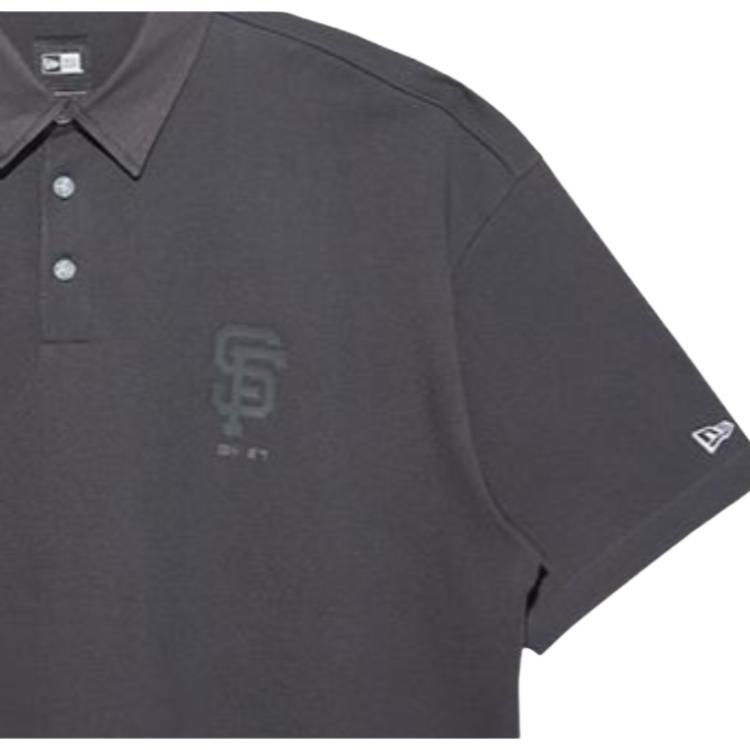 New Era SS23 Oversized Casual Polo Shirt Men tops Dark-Gray 13718758
