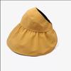 New visor empty top Internet celebrity outdoor vinyl summer sun protection hat UV protection breathable sun hat big brim