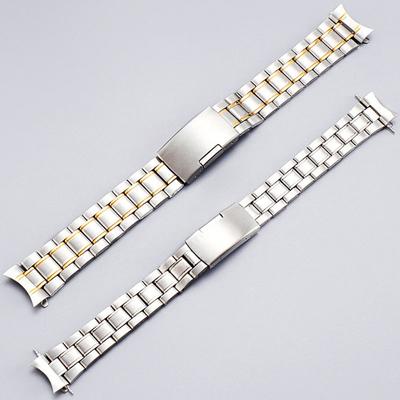 20mm 22mm High Quality Metal Stainless Steel Watch Strap Curved Metal End Watchband Bracelet Watch Accessories