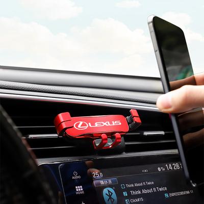 Zinklegierung Auto Styling Handyhalter Lüftungsschlitz Halterung Clip Für Lexus F SPORT GX460 Ct200h IS250 ES 220D IS200 Fsport GS GX IS LS