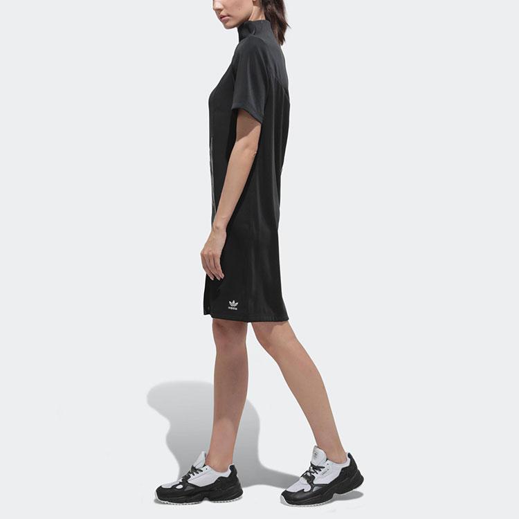 adidas X Danielle Cathari Abito Dolcevita Donna Nero Bianco FN2782