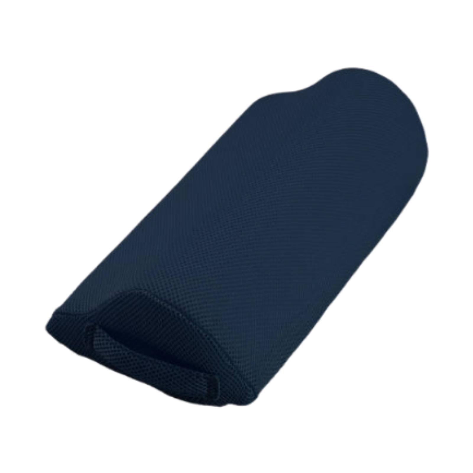 Footrest Cushion Comfort Half Moon Bolster Pillow Under Knee Pillow Foot Rest Under Desk for Office Home Airplane Car Foot