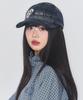 ILLIGO Heart Letter Ball Cap Check Navy