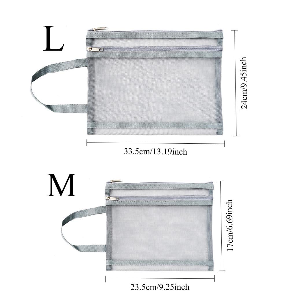 3PCS Handheld Mesh Storage Bag for Daily Necessities Portable Storage Bag for Children's Toys and Building Blocks Storage Bag