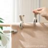 Durable Plastic Clothes Drying Rack and Windproof Quilt Clips Set, 4 Pieces