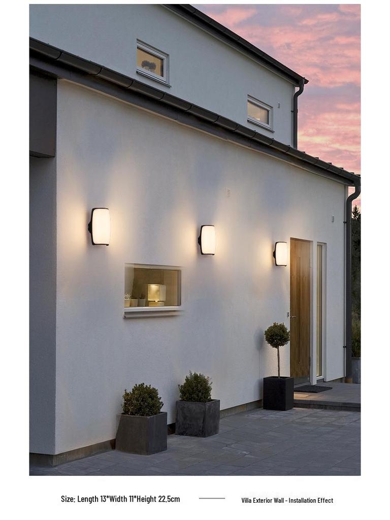 Waterproof Wall-Mounted Outdoor Light for Corridors, Staircases, Balconies, and Bathrooms.